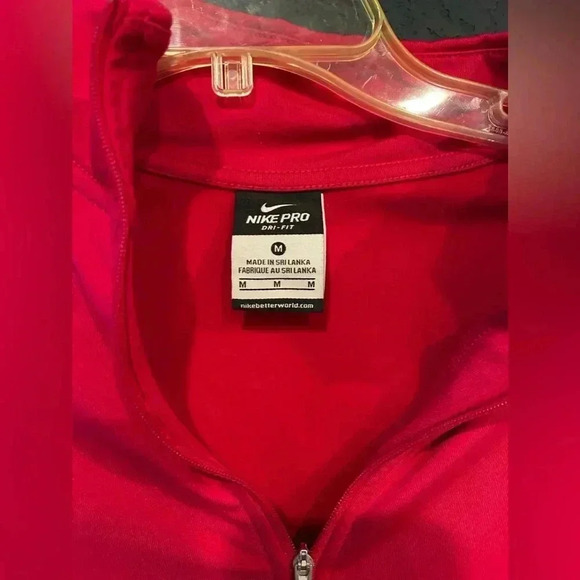 Neon Pink / pink Swoosh Nikepro Zip-Up - Picture 3 of 3